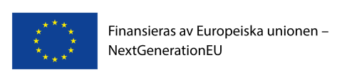EU NextGeneration -logo ruotsi (musta)